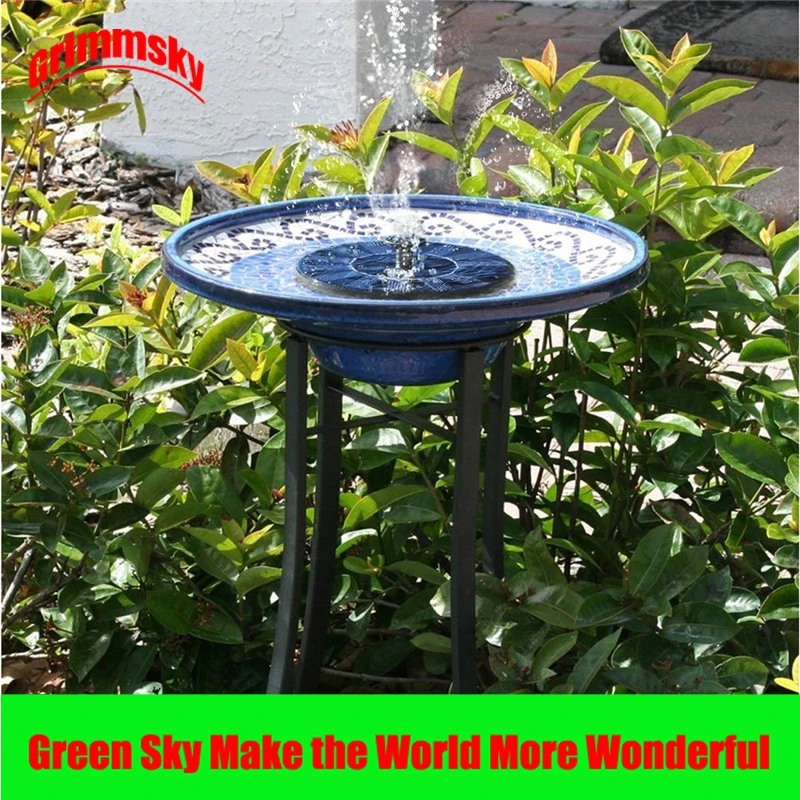 

Max. 180L/H Floating Pool Pond Outdoor Solar Panel Home Garden Decoration Water Fountain Outdoor
