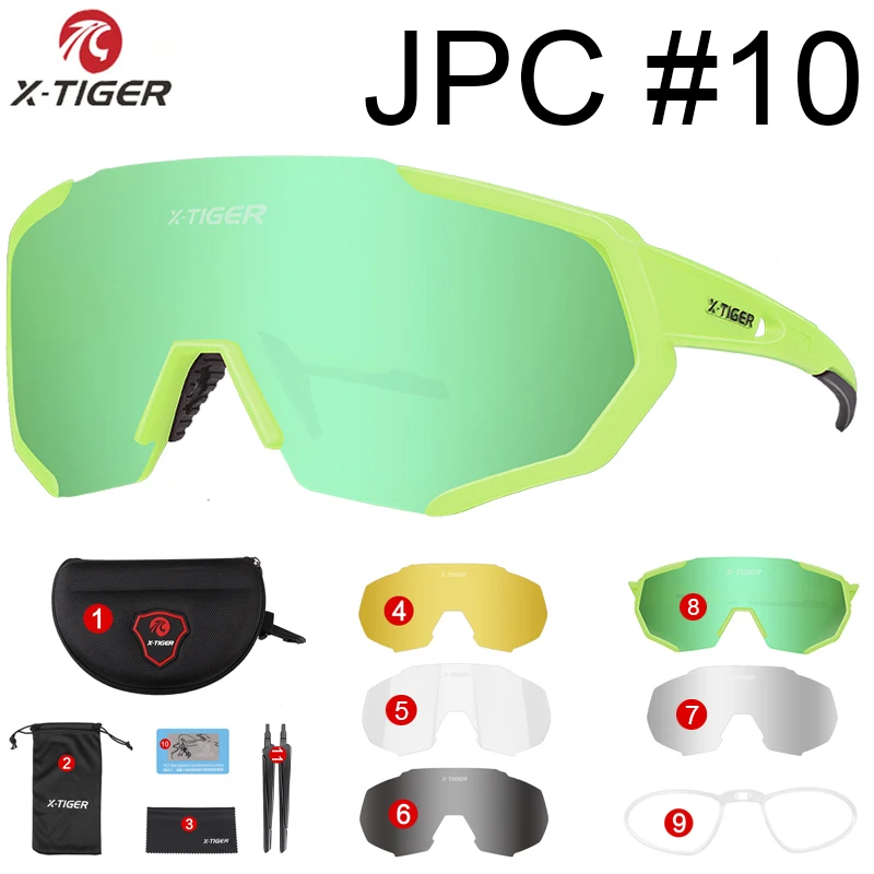 X-YJ-JPC10-5 Высокое Качество Поляризованные велосипедные очки велосипед спортивный для езды на открытом воздухе велосипедные солнцезащитные очки для мужчин для женщин очки 5 Близорукость Рамка - Цвет: X-YJ-JPC10-5