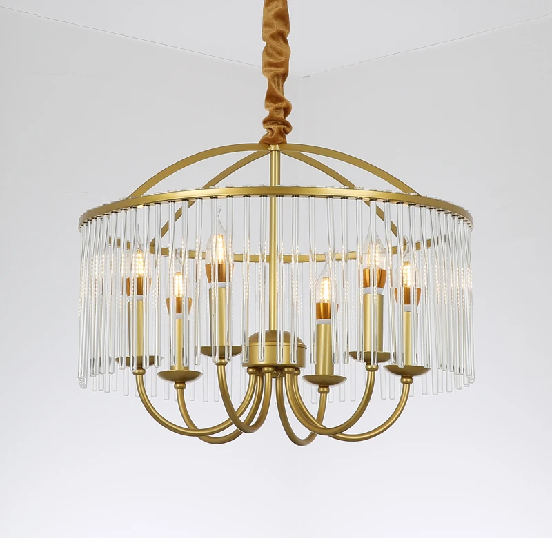 American pastoral Classic luxury pendant lamp E14 LED light for living room bed restaurant parlor study office cafe | Освещение