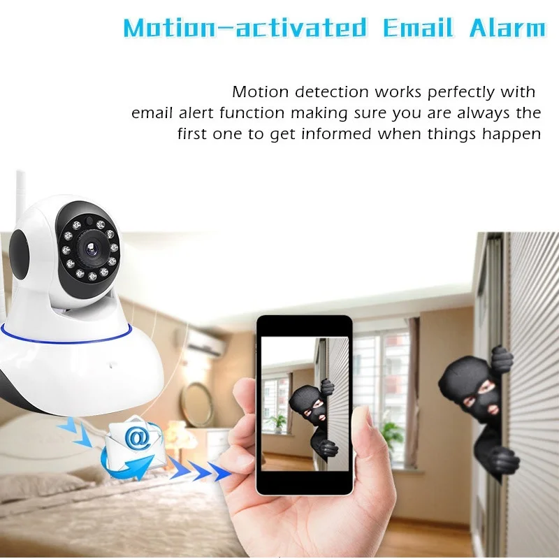 Беспроводная домашняя камера видеонаблюдения lintratek HD 960P Wi-Fi Yoosee IP IPcam ночное