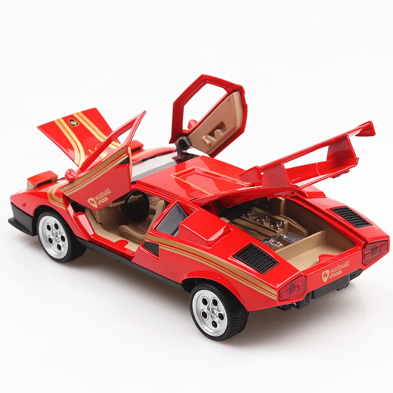 1 шт. Новый 1:32 для Lambor ghini Countach Ретро модель гоночной машины сплав литья под