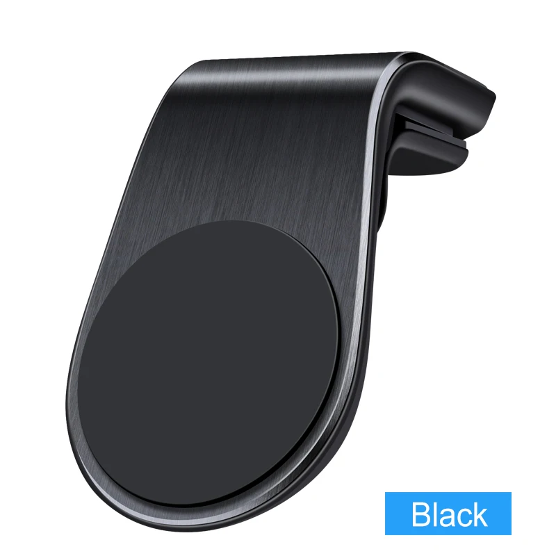 Black Elough магнитный автомобильный держатель для телефона, подставка для сотового телефона, магнит для телефона, поддержка мобильного телефона, универсальный gps дисплей, автомобильный держатель на вентиляционное отверстие - Цвет: Black