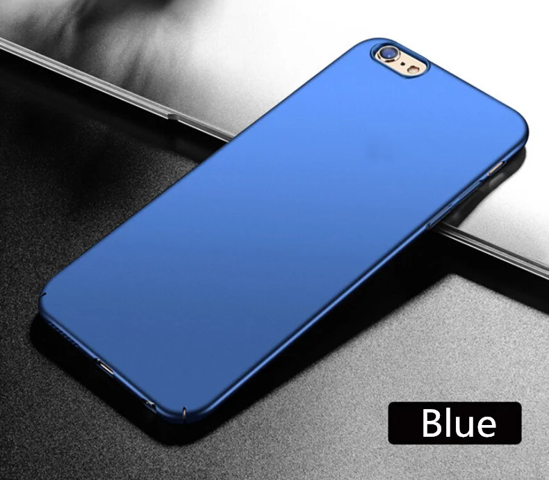 Ультра тонкий матовая жесткая оболочка чехол для iphone X XR XS max 8 7 6 6s плюс|Бамперы| |
