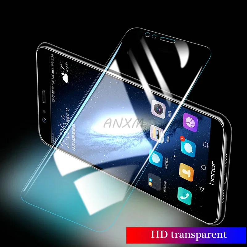 2 шт./лот закаленное стекло для Huawei Honor 8 lite Pro 8C защита экрана полное покрытие