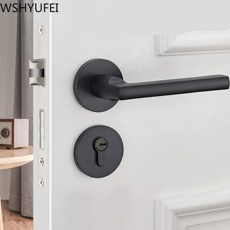 Дверной замок алюминиевый черный | Обустройство дома