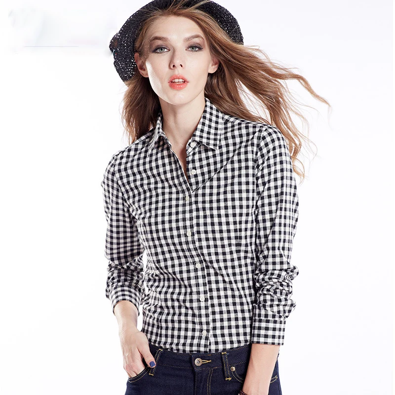 Новинка 2020 рубашка в европейском и американском стиле Женская хлопковая