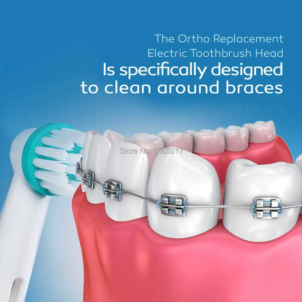 Набор сменных насадок для электрической зубной щетки Oral B Professional Ortho 16