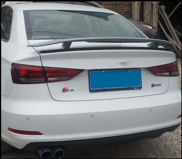 Спойлер для Audi A3 A4 A5 A6 S5 S4 S3 TT R8 стильный Неокрашенный задний спойлер из АБС