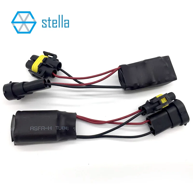 2 шт. светодиодный декодер фар/foglight H1/H4/H7/H11/9012 предупреждающий canceller супер сильный