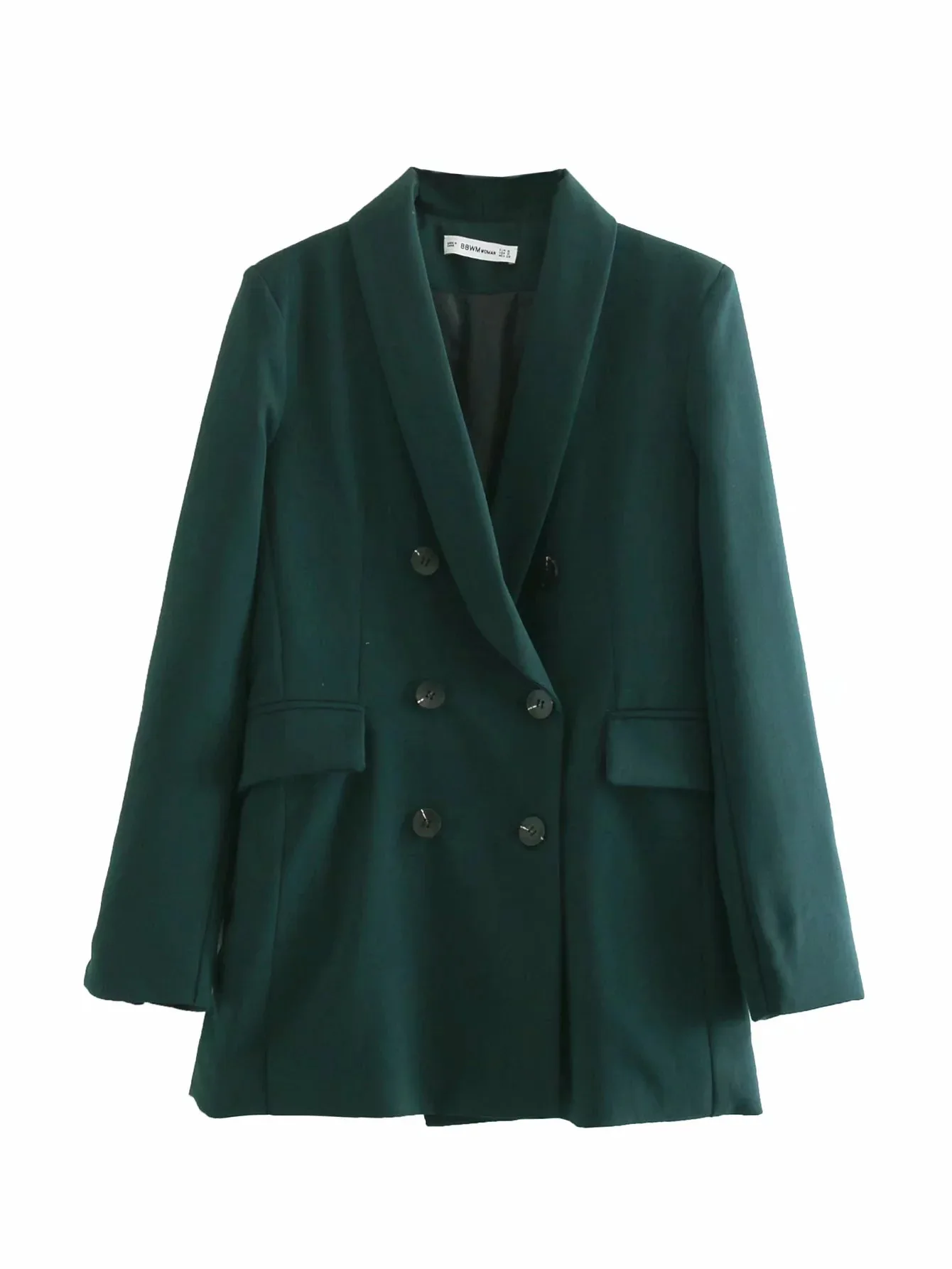 green top Heydress women fashion solid double breaste blazer office lady summer autumn new elegant Blazer suit - Цвет: green top