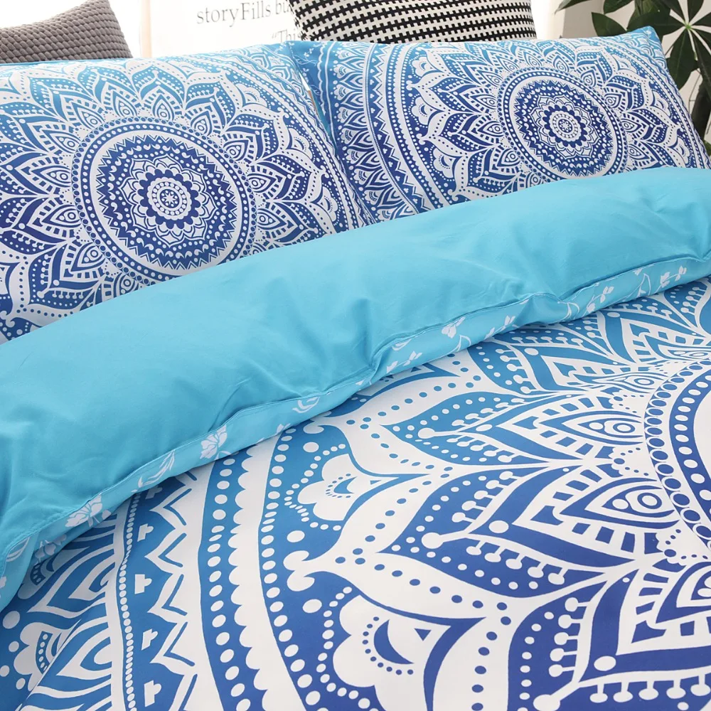 Романтическая Мандала богемные постельные принадлежности набор мягкое