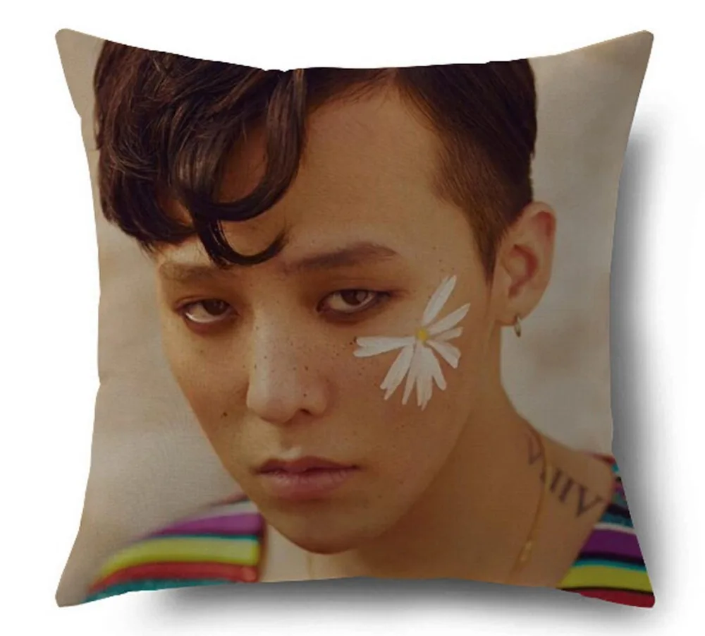 Kpop Bigbang Подушка Чехол GD Топ чехол для подушки на заказ Подарки крутые мягкие