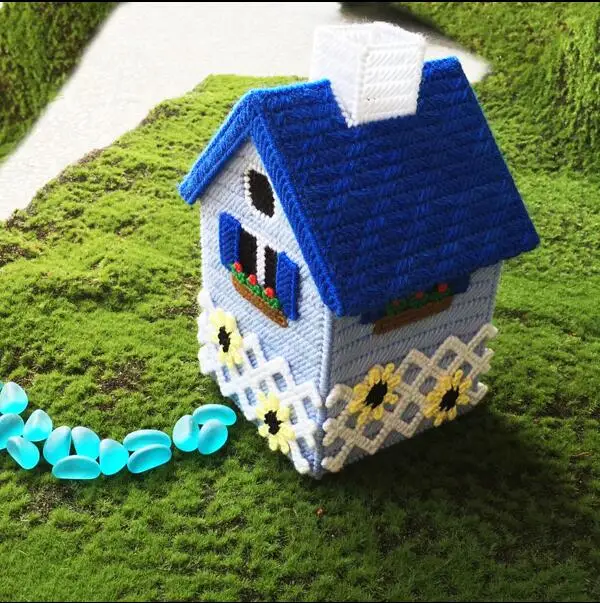 13x13x23 см коробочка для хранения салфеток в вилле Набор вышивки набор рукоделия