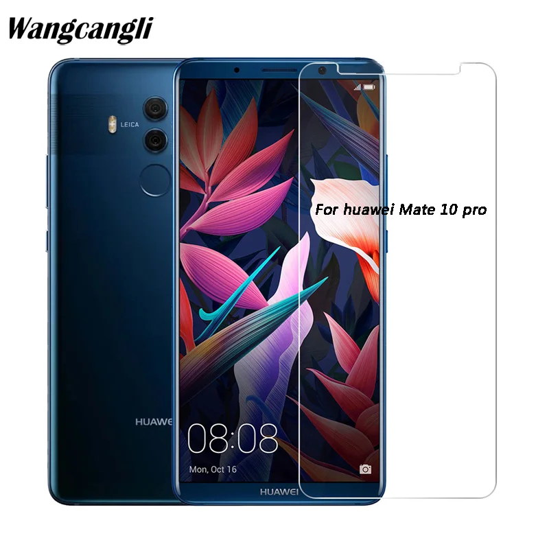 Защитное стекло 2.5D hd для huawei p smart 2018 простое в установке покрытие mate 10 pro|Защитные