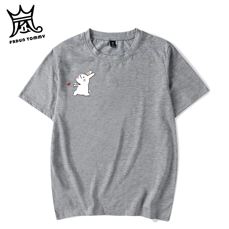 Frdun Tommy Rabbit Футболка &quotВлюбленные&quot-heart летняя Парная женская мужская