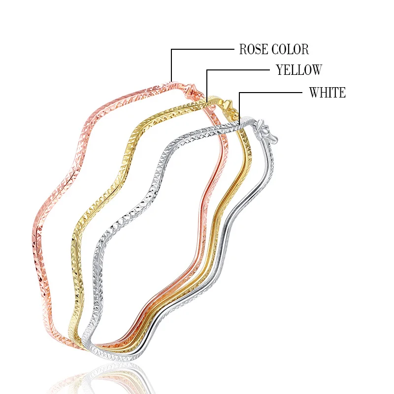 Браслеты из чистого золота 18 К модные трендовые украшения для женщин свадебные