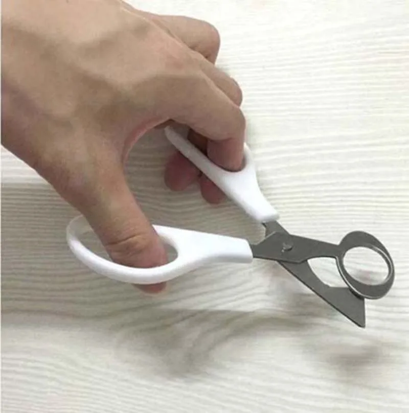 Хит продаж 1 шт. ножницы для перепелиных яиц нож белого цвета|egg muffin|scissor giftsegg |