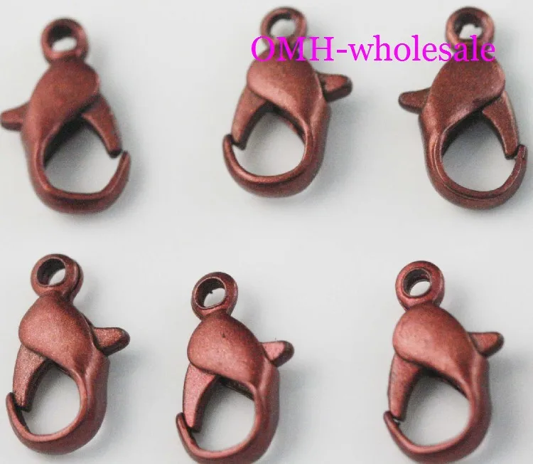 OMH оптовая продажа 100 шт. ювелирные аксессуары позолоченные застежки карабины 12