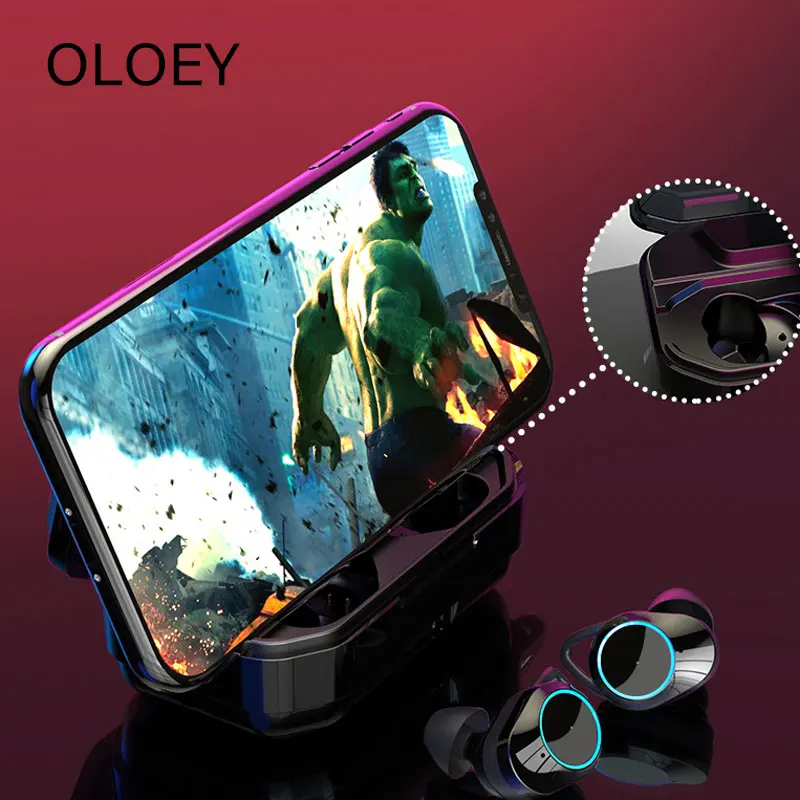 OLOEY Bluetooth наушники Беспроводные водонепроницаемые портативные стерео спортивные