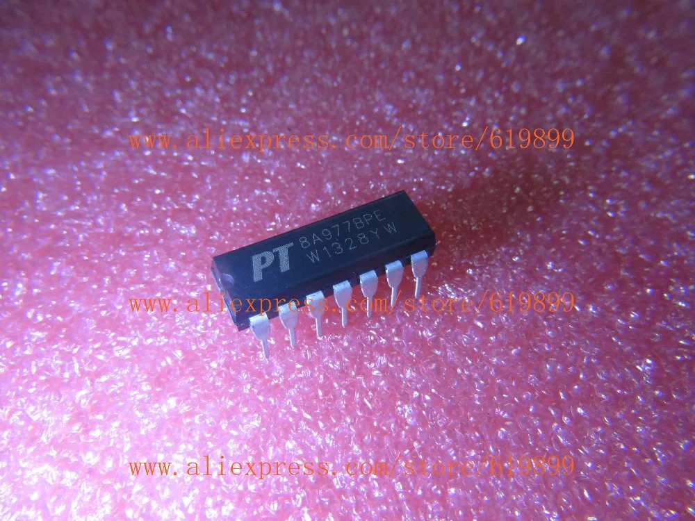 50 шт. PT8A977BPE PT8A977 8A977BPE DIP 14 PT Бесплатная доставка|Соединители| |