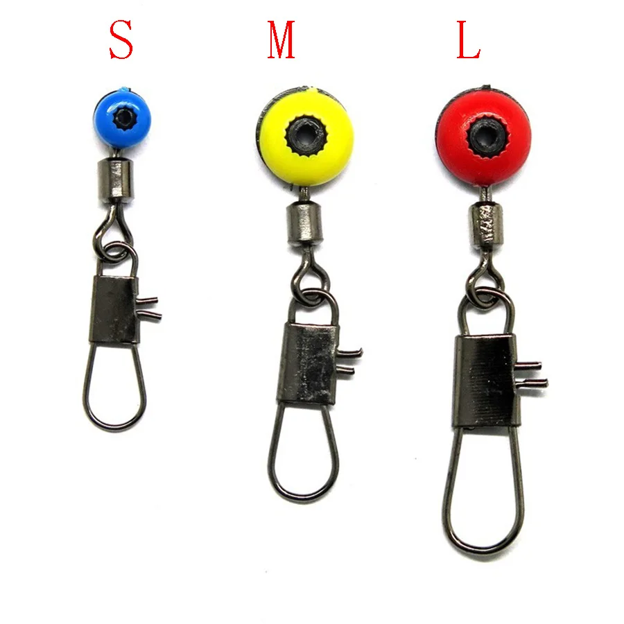 Fishing Connector Float Clips Rolling Swivel Snap Fishing Supplies