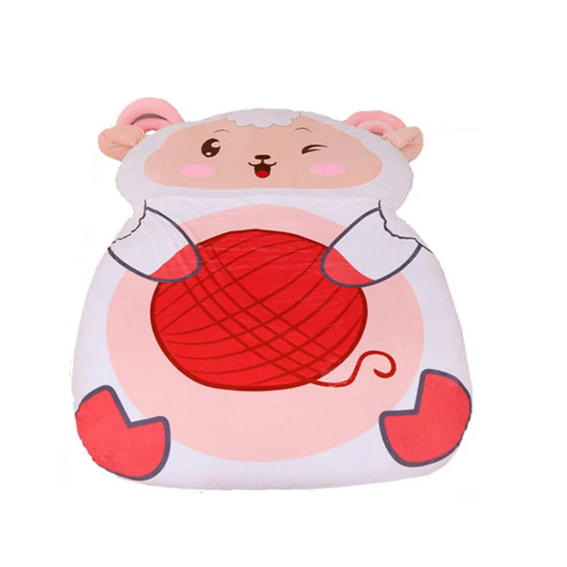 Fancytrader огромное набивное животное Овечья кровать мягкий плюшевый мешок матрас