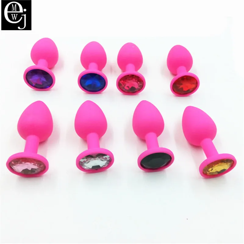 EJMW Pink Silicone Anal Plug 3 Size You Can Choose Sex Toys Butt For Women Men Erotic Jewelry |