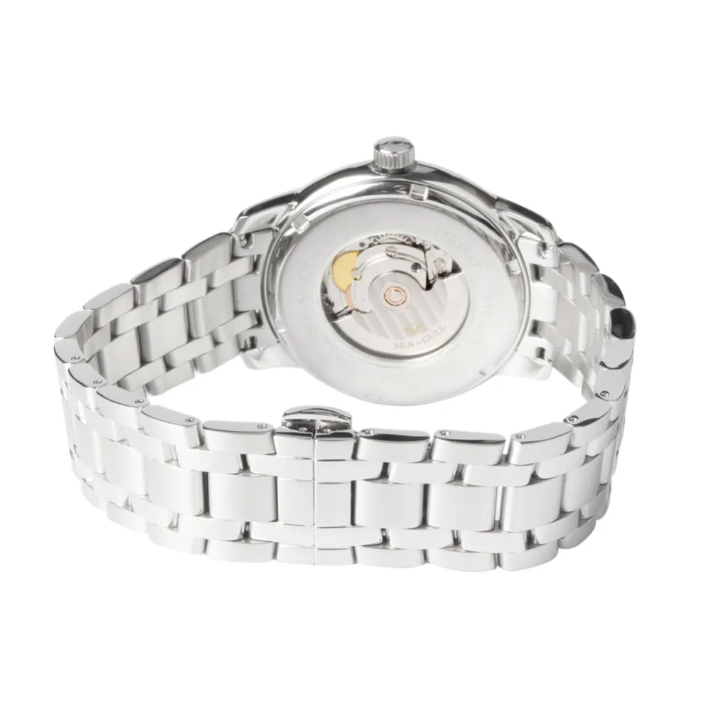 Мужские автоматические наручные часы Seagull Дизайнерская серия 3 стрелки дата