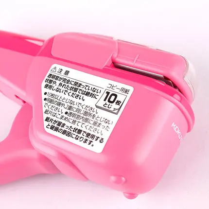 Творческий горячый мини степлер безопасный без скоб Офис Бумага вязка среды