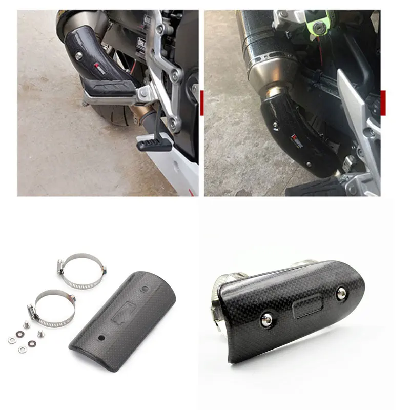 Мотоциклетный глушитель Akrapovic Escape Moto из углеродного волокна теплозащитный чехол