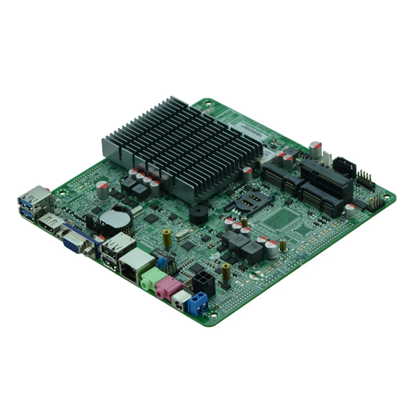 J1800 itx материнская плата для ПК и все в одном компьютере ультра-тонкая Интегрированная машина без вентилятора Мини Промышленная плата управления
