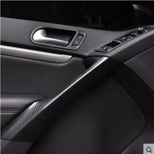 4 шт. ABS хромированный чехол для украшения межкомнатной дверной ручки наклейка