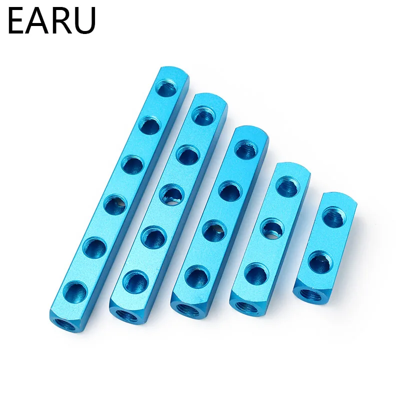 1 шт. алюминиевый коллектор блок сплиттер резьба 1/4 'ƈ 3 4 5 способ