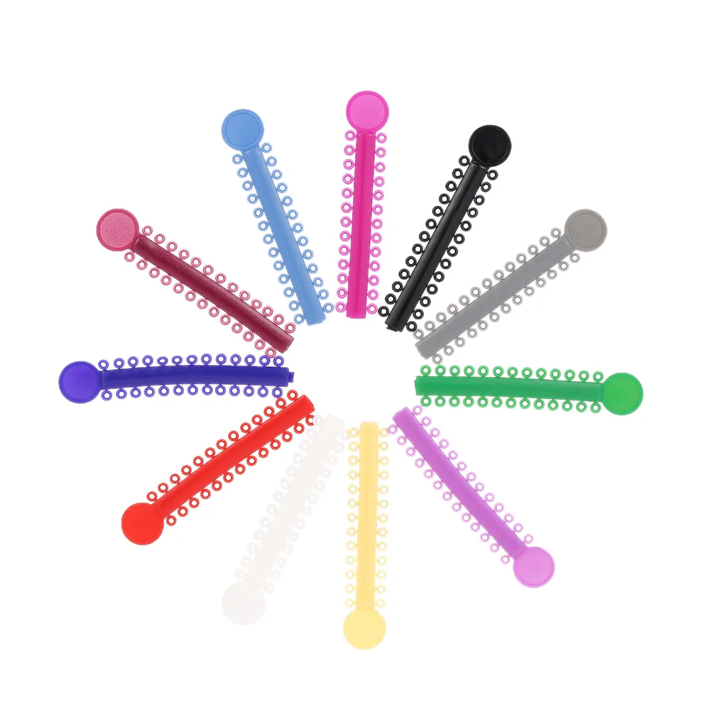 40Pcs/pack High Elasticity Dental Ligature Ties Orthodontics Elastic Multi Color Rubber Bands For Health Teeth Tools | Красота и