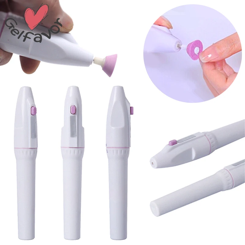 Gelfavor 5 in1 Пилочки для ногтей Salon формирователь Советы по уходу ручка электрические