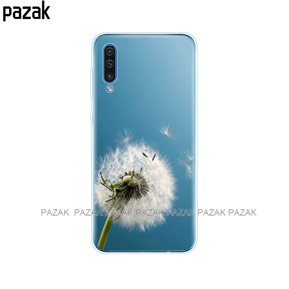 61380 Чехол для Samsung Galaxy A50, силиконовая прозрачная задняя крышка, чехол для телефона Samsung A50 A505 A505F, SM-A505F, мягкий чехол 6,4, чехол, бампер - Цвет: 61380