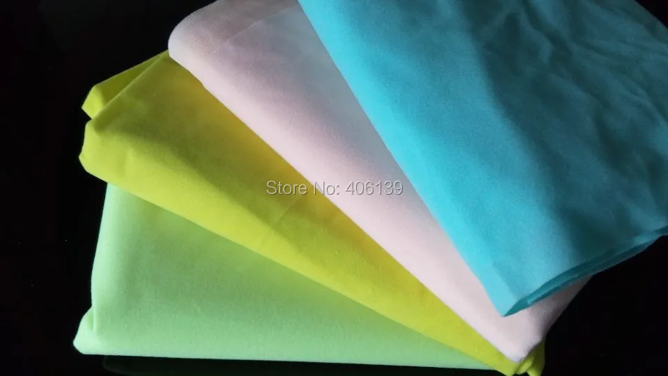 Бесплатная доставка Высокое качество полиэстер светящаяся стекающаяся ткань