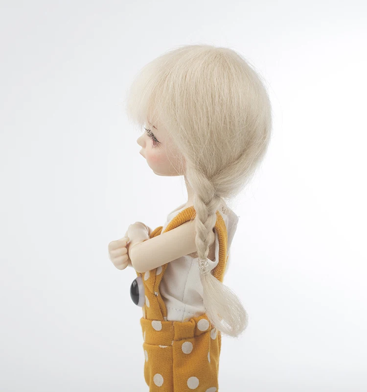Новое поступление 6-7 дюймов 1/6 Bjd SD кукольный парик модный стиль мохеровая проволока двойной плетеный кукольный парик волосы для кукол аксессуары