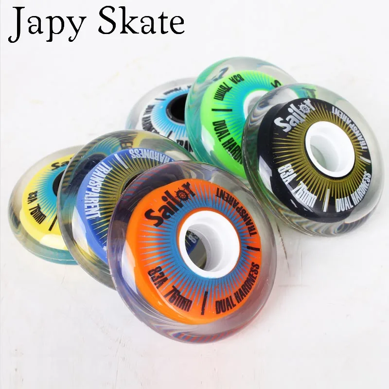 Japy скейт Sailor 83a 88a двойной твердости конька Колёса слалом роликовых коньках для