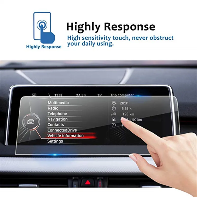 For BMW X5 / X6 2014-2018 F15 F16 Screen Car Navigation Protector Tempered Glass Touch | Автомобили и мотоциклы