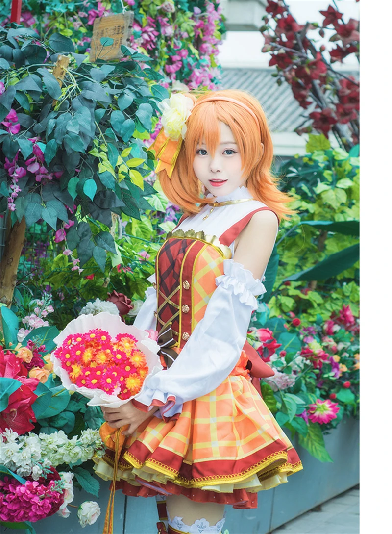 Женский костюм для косплея Love live Kousaka цветочный букет хоноки в японском стиле