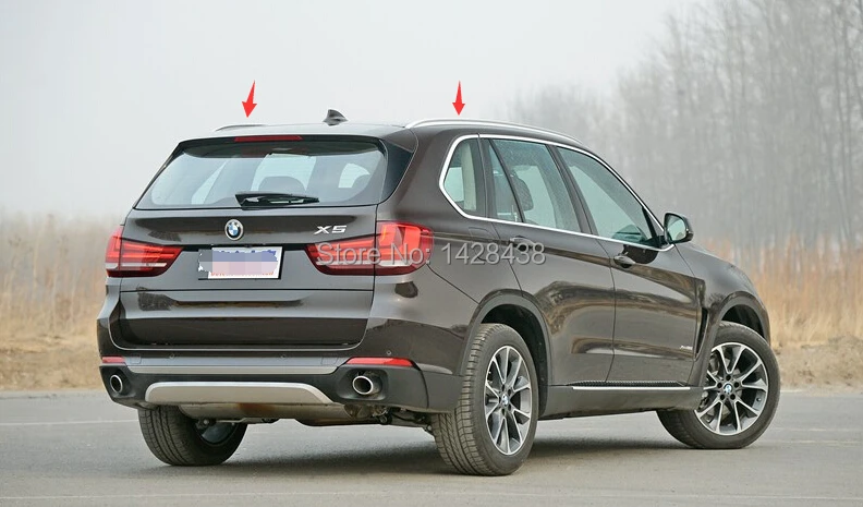 Фото silver Roof Rack Side Rails for BMW X5 F15 2013-2016 OEM Factory Style №2