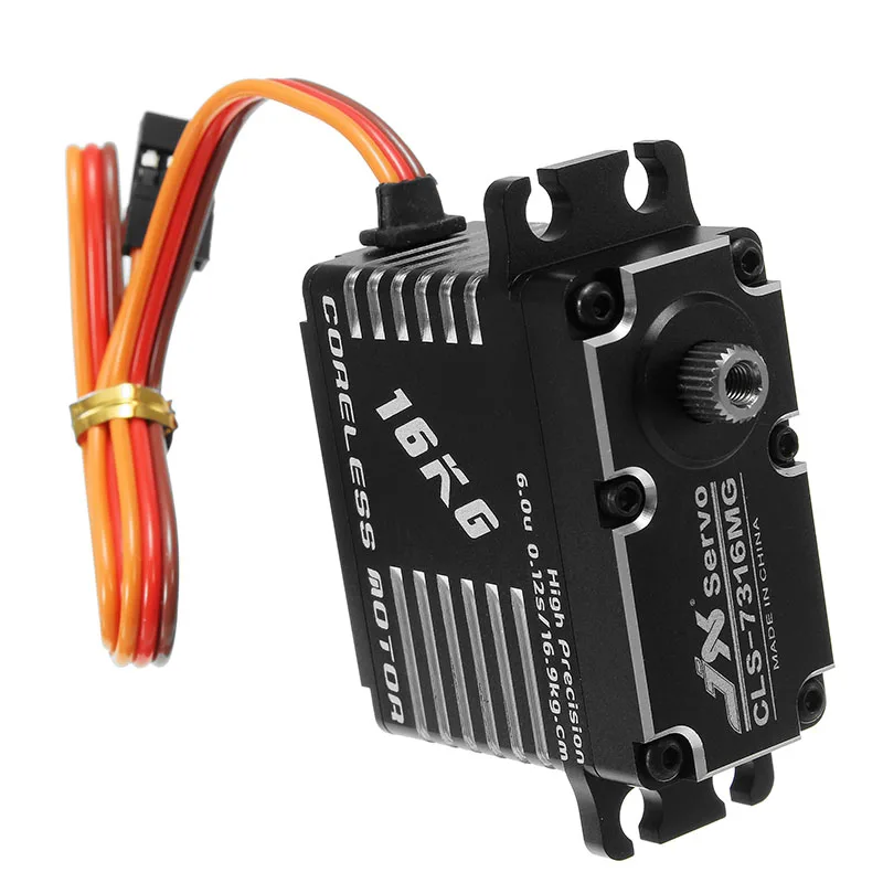Hot Sale Waterproof JX CLS-7316MG 16KG High Precision Steel Gear Digital Coreless Servo For RC Helicopter Spare Parts Accs | Игрушки и