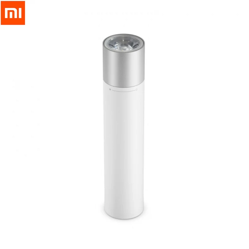Xiaomi Портативный фонарик 3350mAh USB Chargin11 Регулируемые режимы яркости Вращающаяся