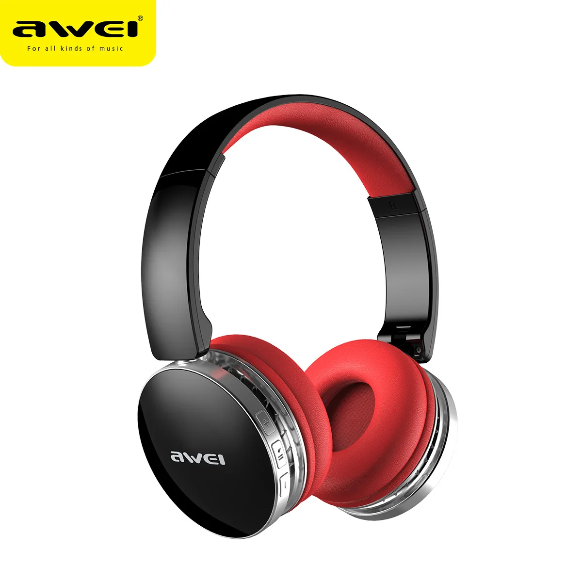 AWEI A500BL 2 в 1 складные Проводные/беспроводные bluetooth наушники стерео спортивные