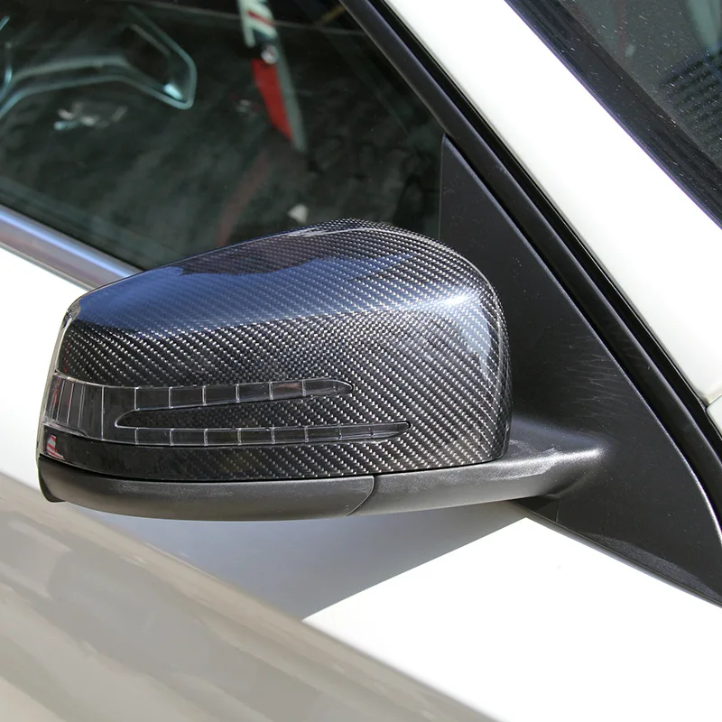 Для Mercedes Mirror W204 W212 W207 W176 W218 карбоновое зеркало Mercees A B C E S наклейки CLS, GLK класс CLS замена зеркала из углеродного волокна
