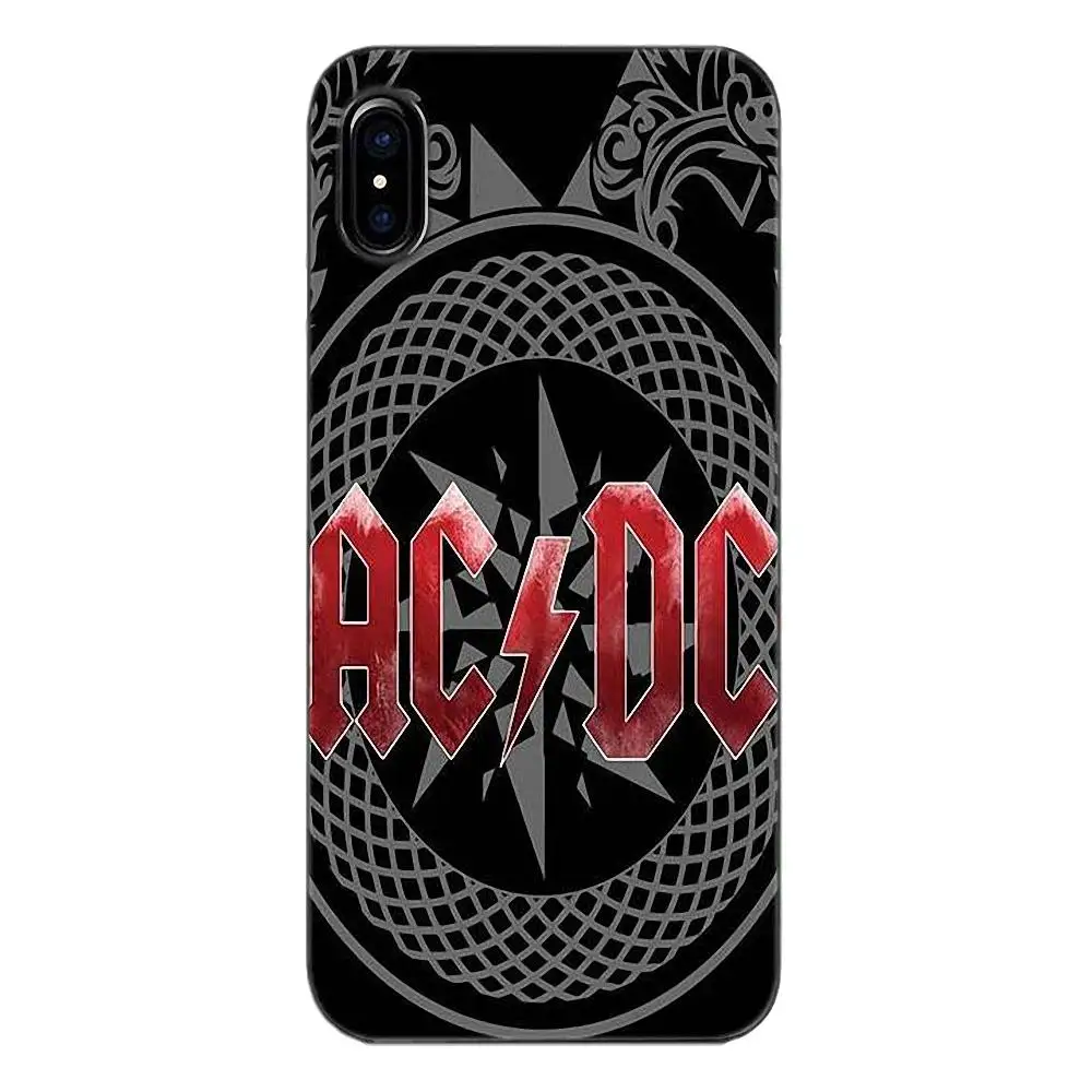 Мягкий термополиуретановый чехол Tpwxnx для телефона Постер Ac Dc Huawei G7 Y6 II Y7 Xiaomi Redmi Note