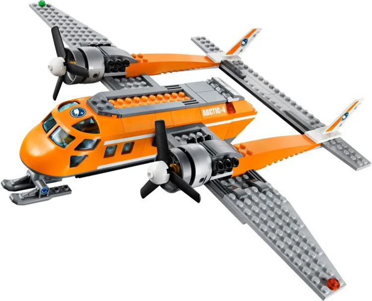Bela 10441 391 шт модели строительных комплектов совместимы с городскими 60035 Arctic Supply Plane