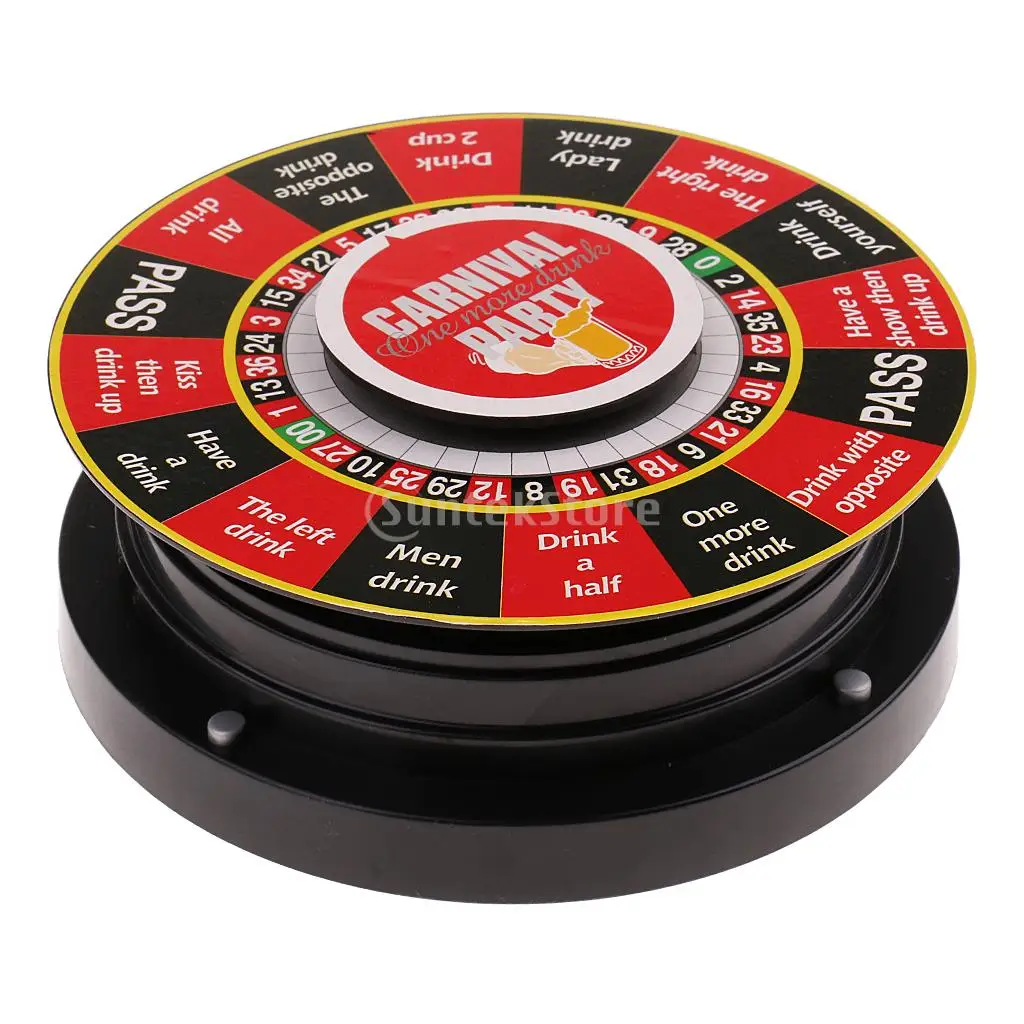 

Electric Turntable Roulette Drinking Game Spinning Wheel for Bar KTV Party
