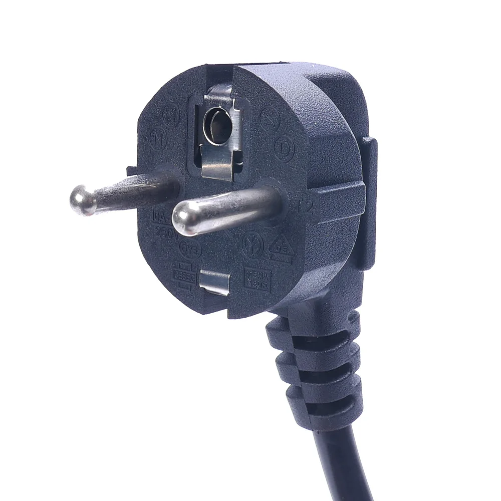 1 5 м C5 IEC чайник Европейский 2 контактный круглый AC EU Plug Мощность кабельный ввод